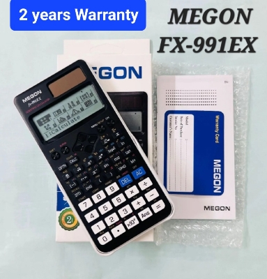 Picture of FX-991EX 2 Years Warranty MEGON Scientifc Calculator For Students Black