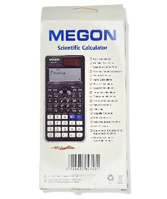 Picture of FX-991EX 2 Years Warranty MEGON Scientifc Calculator For Students Black