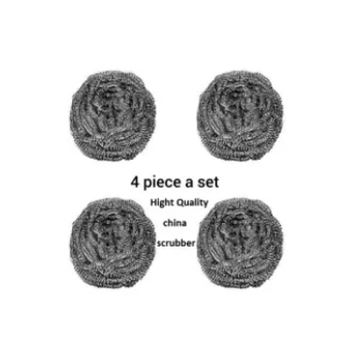 Picture of Dish Wash Metal Scrubber (4 Pcs) -Silver