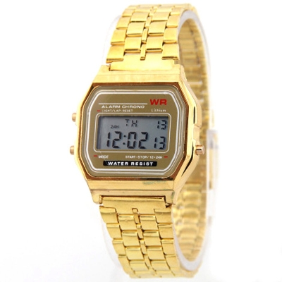 Picture of Gold Steel Bracelet Watch For men A159WGEA-1 Gold