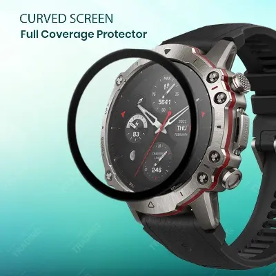 Picture of AMAZFIT FALCON Smart Watch Full Coverage Plastic Screen Protector (1 Psc)