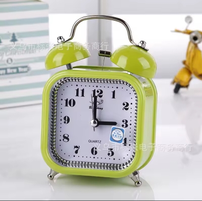 Picture of SQUARE Shape Bell Table Size Alarm Clock 
