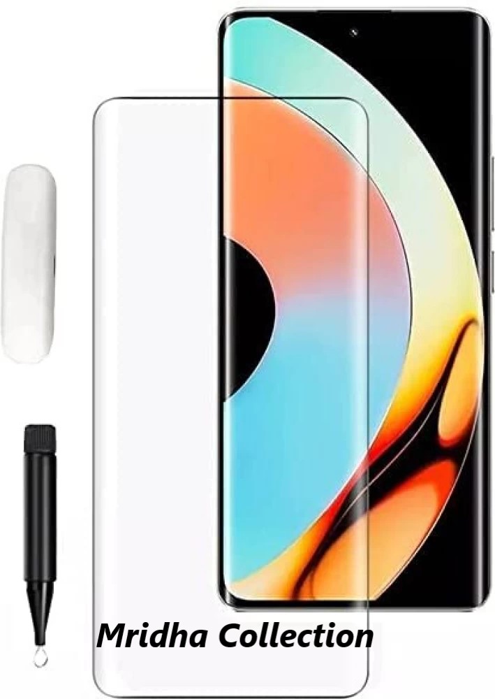 Picture of Realme 11 Pro + 5G / Realme 11 Pro Plus 5G (A + Grade) Premium UV Temped Glass Protector Liquid Clean with Liquid and UV Lite