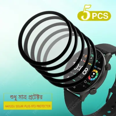 Picture of HAYLOU SOLAR PLUS RT3 Smart Watch Full Coverage Plastic Screen Protector (5 Psc Bundle)