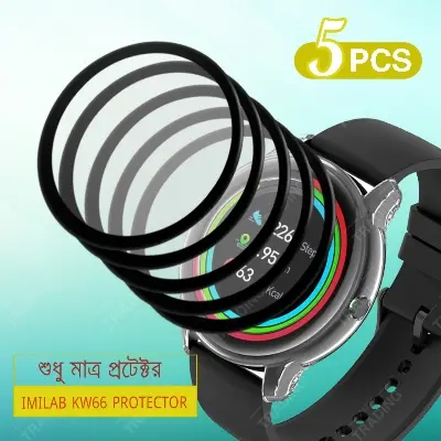 Picture of IMILAB KW66 Smart Watch Full Coverage Plastic Screen Protector (5 Psc Bundle)