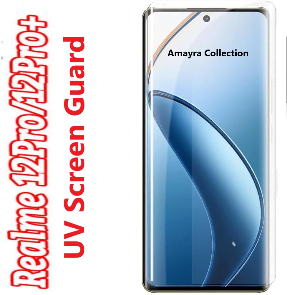 Picture of 2in1 Protector Combo Pack for Realme 12 Pro 5G (A+ GRADE) UV Glass Screen Protector+Camera Glass Protector