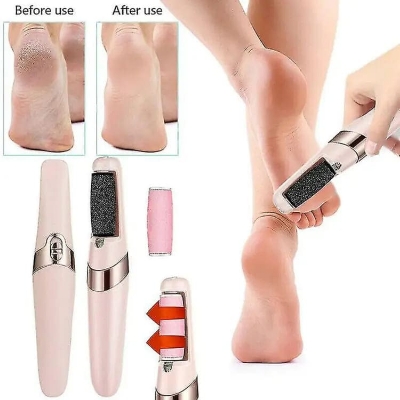 Picture of Electric Foot Callus Removers Rechargeable Machine Portable Electronic Foot File Pedicure Tools White