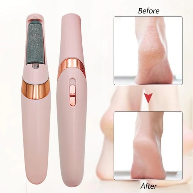 Picture of Electric Foot Callus Removers Rechargeable Machine Portable Electronic Foot File Pedicure Tools White