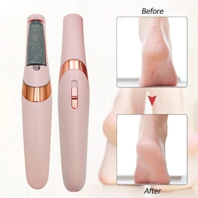 Picture of Electric Foot Callus Removers Rechargeable Machine Portable Electronic Foot File Pedicure Tools White