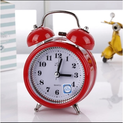 Picture of Small Table Bell Alarm Clock  round 