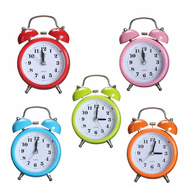 Picture of Small Table Bell Alarm Clock  round 