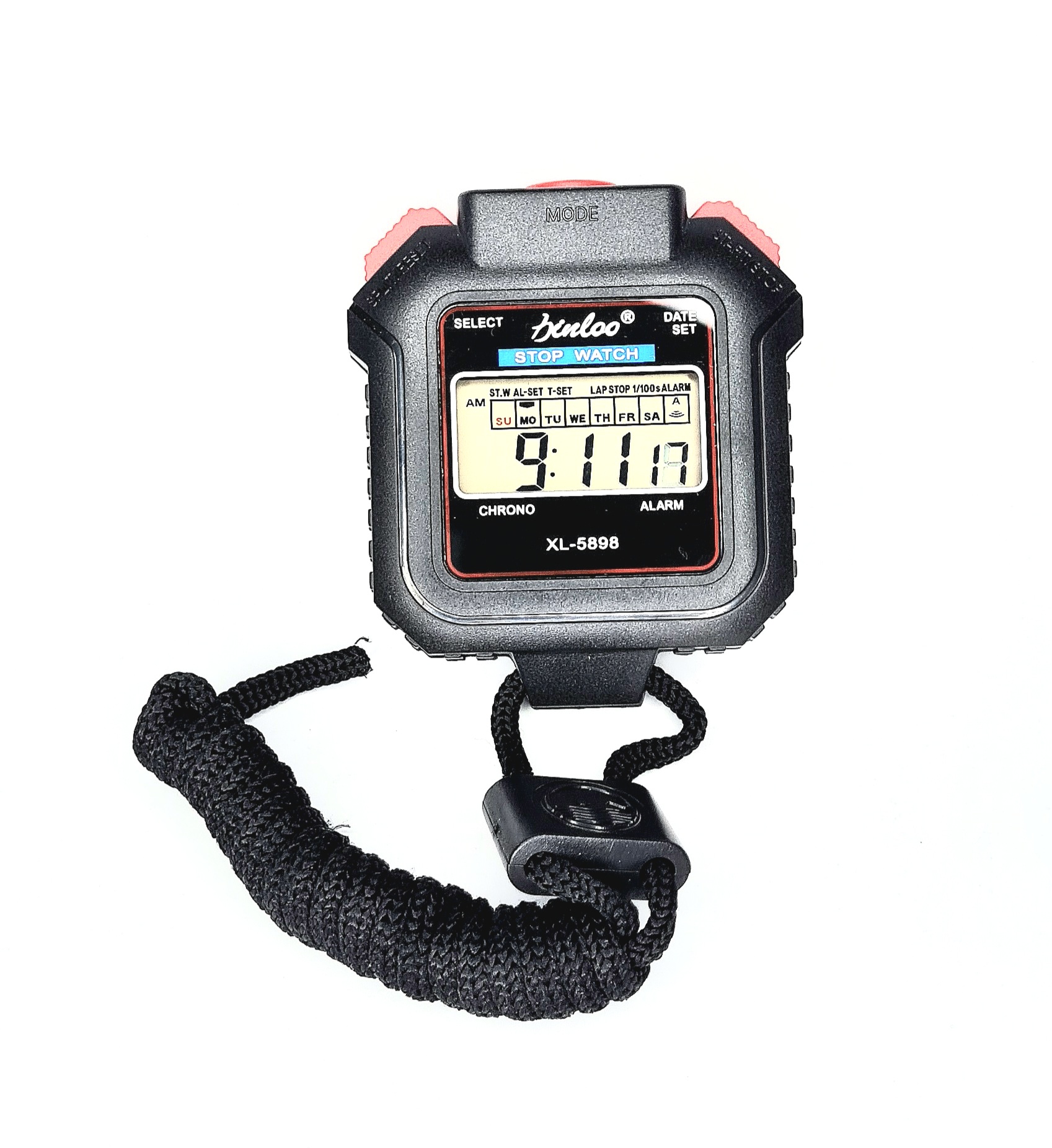 Picture of Stopwatch KK-5898 is an Electronic Stopwatch Suitable for the laboratories & Playgrounds of schools, colleges, universities & polytechnics to measure time intervals. Black
