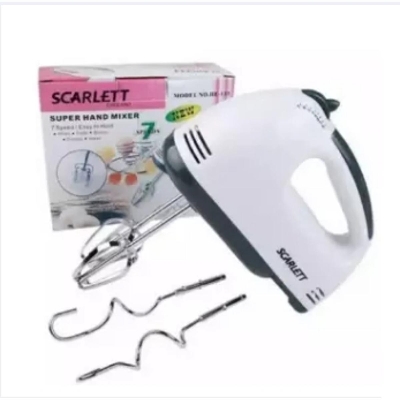 Picture of Electric Egg Beater/Scarlett Electric Egg Beater cake cream and hand Mixer -Silver
