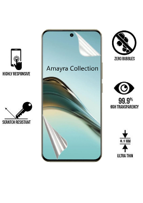Picture of 3in1 Protector Combo Pack for Realme 13 Pro 5G (Front Hydrogel Screen Protector Poly + Back Hydrogel Poly Protector + Camera Lens Protector)