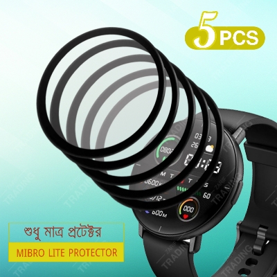 Picture of MIBRO LITE Smart Watch Full Coverage Plastic Screen Protector (5 Psc Bundle)