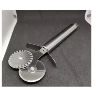 Picture of Stainless Steel Pizza Cutter 2 in 1 - SS -Silver