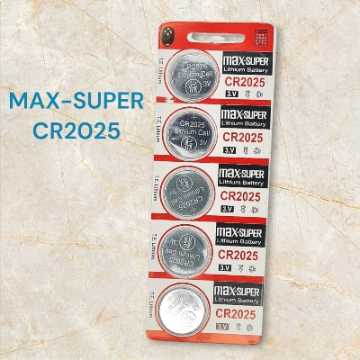 Picture of 5 PCS Lithium Battery CR2025 for Electronics Device use Silver