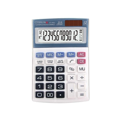 Picture of 12- Digits Official Calculator 740Li - Calculator - calculator White