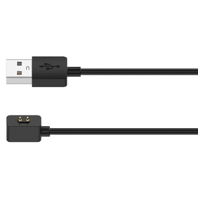 Picture of Xiaomi Smart Band 8 Active Magnetic Charging Cable 2 Pin High Quality USB Charger Cable USB Charging Cable Dock Bracelet Charger for Xiaomi Smart Band 8 Active Smart Watch (Black)