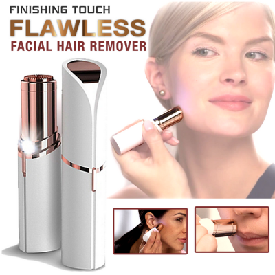 Picture of Rechargeable Flawless Facial Hair Remover Machine White