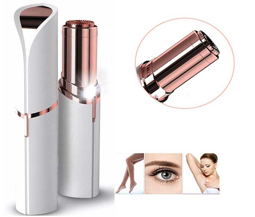 Picture of Rechargeable Flawless Facial Hair Remover Machine White