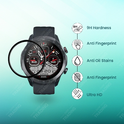 Picture of Mibro A2 Screen Protector Full Coverage Anti Scratch Anti-Fingerprint Automatic Scratch Repair Easy Install (1 Pc)