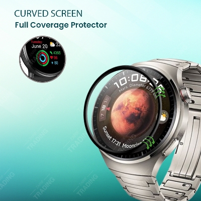 Picture of Huawei Watch 4 Pro Screen Protector Complete Protection Enhanced Clarity Anti Scratch (1 Pc)