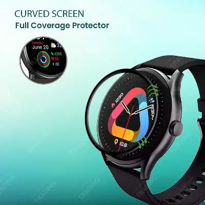 Picture of QCY WATCH GT Screen Protector Full Coverage Anti-Scratch Anti-Fingerprint Automatic Scratch Repair Easy Install (1 Pc)