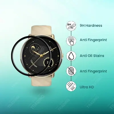 Picture of ZEBLAZE GTR 3 PRO Screen Protector Full Coverage Anti-Scratch Anti Fingerprint Automatic Scratch Repair Easy Install (1 Pc)