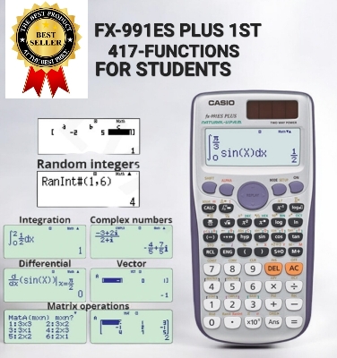 Picture of Fx-991es Plus Scientific Calculator For Students Grey