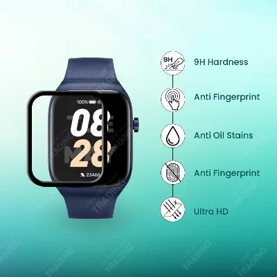 Picture of MIBRO T2 Screen Protector Full Coverage Anti Scratch Anti Fingerprint Automatic Scratch Repair Easy Install (1 Pc)