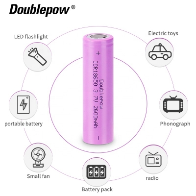 Picture of Inr 18650 3.7V Pink Rechargeable Lithium Li-Ion Battery- 1Pcs - Rechargeable Battery Pink