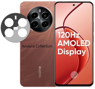 Picture of Realme P1 Pro 5G Back 9H Full Camera Lens Protector Rear 9H 3D Camera Lens Protector,Upgraded HD,Clear Scratch Resistant [With Photo Friendly Flash Cut]