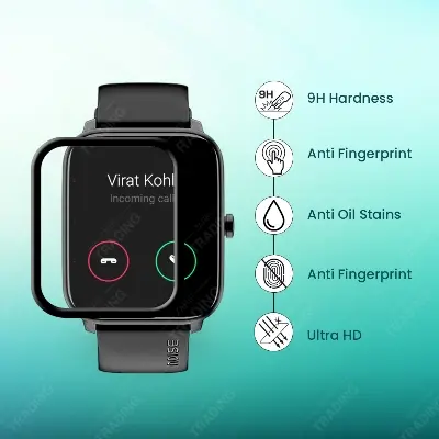 Picture of NOISE COLORFIT PULSE 3 Screen Protector Full Coverage Anti Scratch Anti-Fingerprint Automatic Scratch Repair Easy Install (1 Pc)