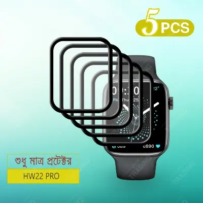 Picture of HW22 PRO Screen Protector Full Coverage Anti Scratch Anti Fingerprint Automatic Scratch Repair, Easy Install (5 Pcs)