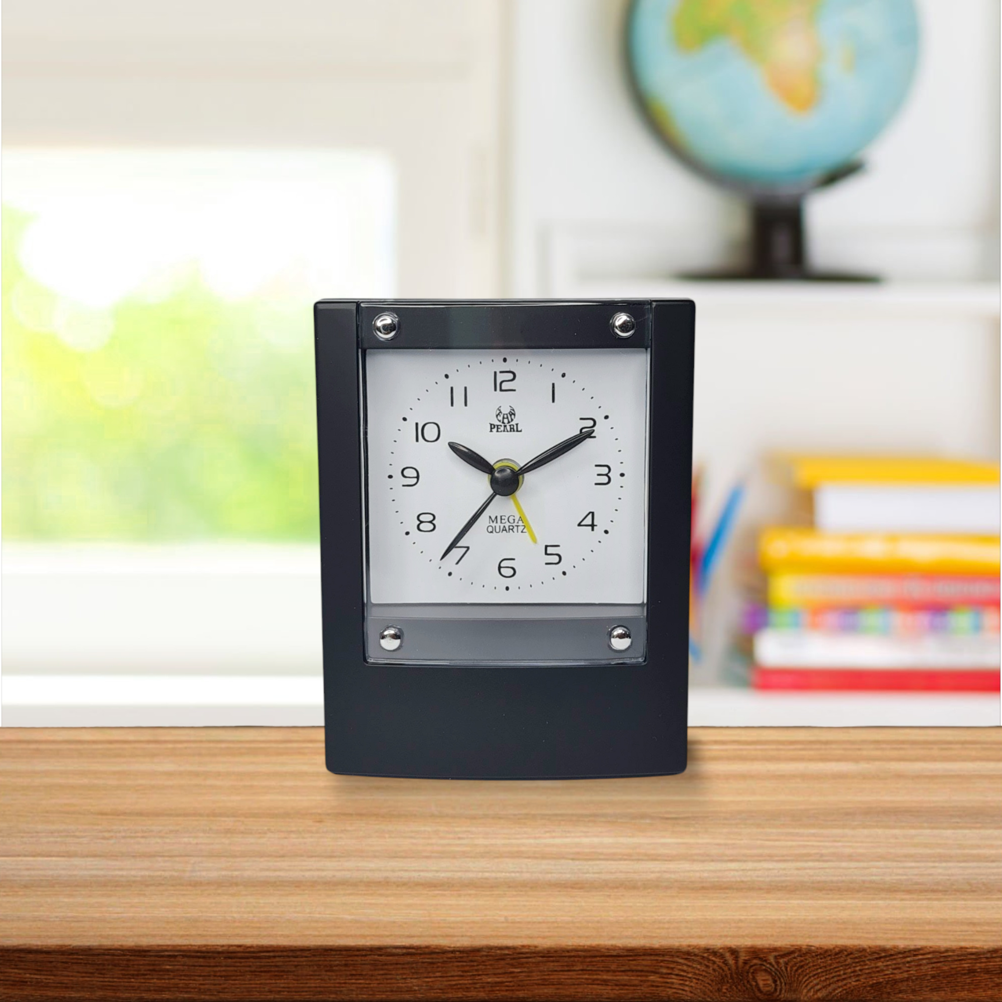 Picture of Pearl Travelling Alarm Clock Bi Squre system Travelling Table Alarm Clock 