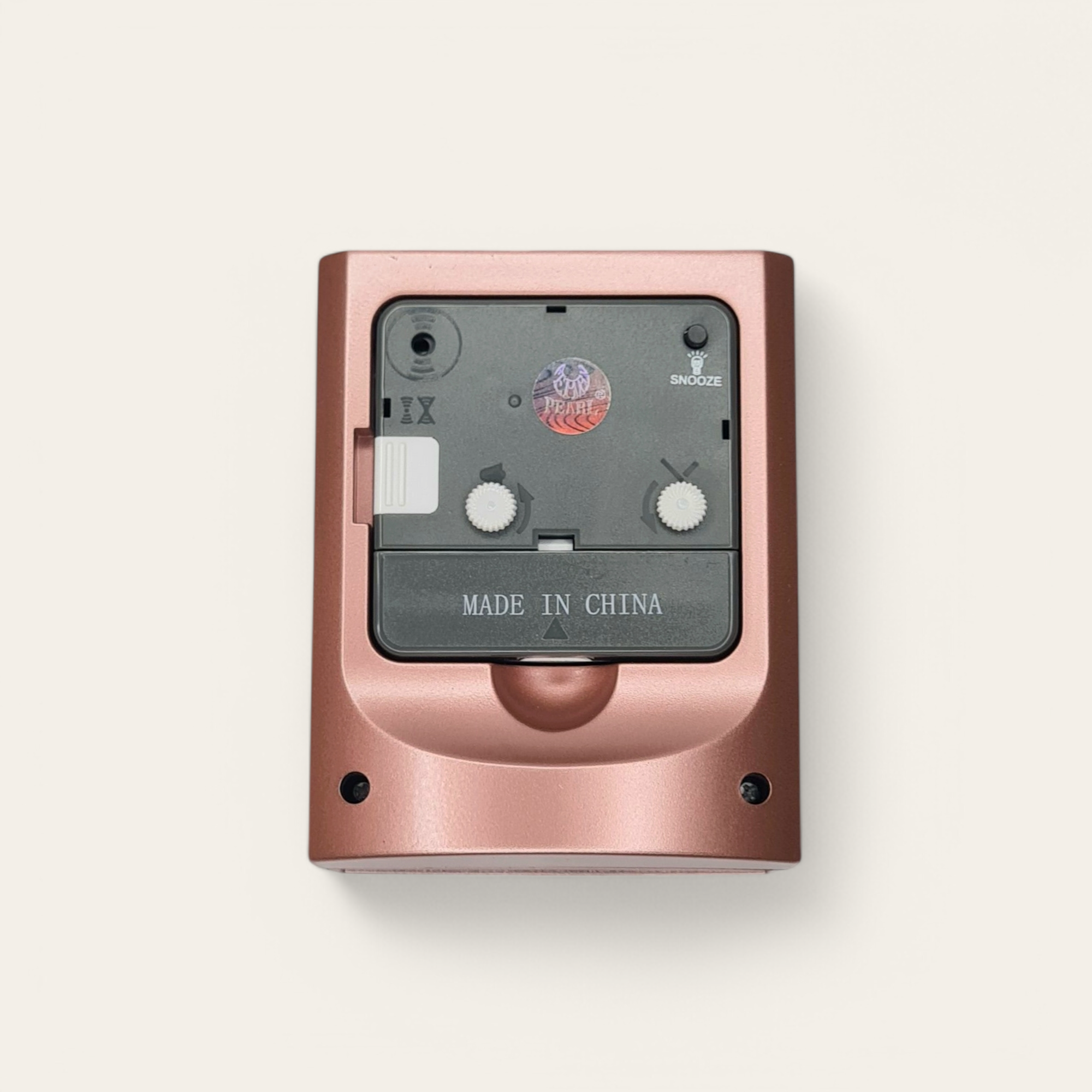 Picture of Pearl Travelling Alarm Clock Bi Squre system Travelling Table Alarm Clock 