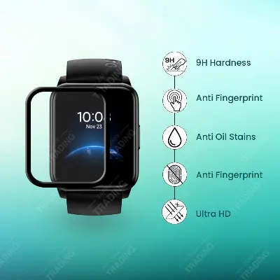 Picture of REALME WATCH 2 Screen Protector Full Coverage Anti-Scratch Anti Fingerprint Automatic Scratch Repair Easy Install (1 Pc)