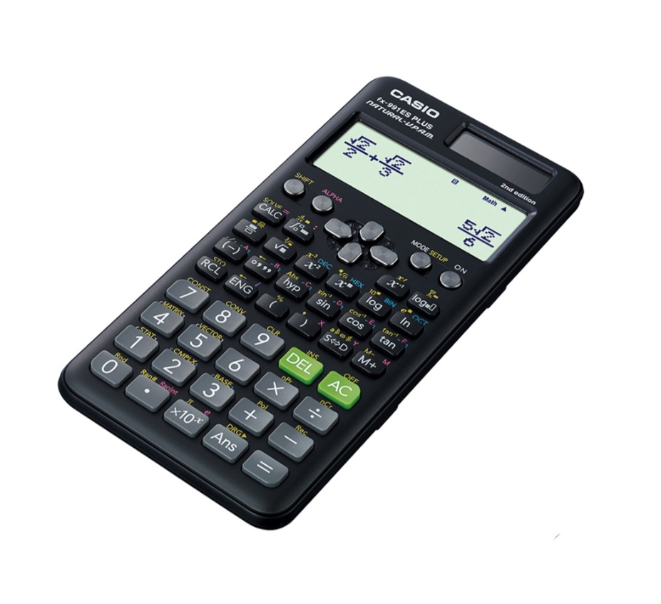 Picture of fx-991ES Plue 2 Scientific Calculator - Battery Powered-Black For Students(cpy) Black