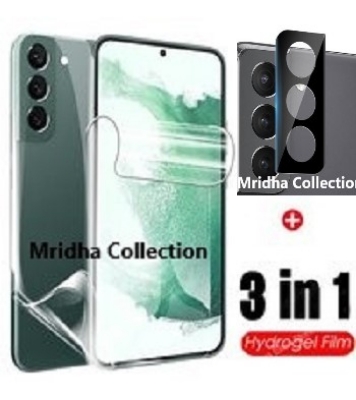 Picture of 3in1 Protector Combo Pack for Samsung Galaxy S22+ 5G / S22 Plus 5G (Front Hydrogel Screen Protector Poly + Back Hydrogel Poly Protector + 3D Camera Lens Protector)
