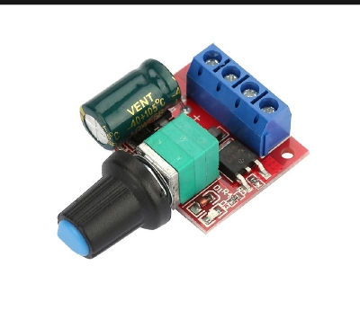 Picture of High-Quality 5V-28V 12V 24V 5A PWM DC Motor Speed Control Switch Controller Volt Regulator LED Dimmer Tool Professional - DC Motor Speed Control Blue