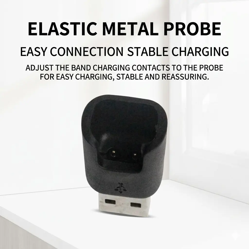 Picture of Huawei Band 4E 3E & Honor Band 4 Running 5 Basketball Edition USB Charging Cable Charger Dock (Black)
