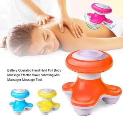 Picture of Xinyan electric vibrating body massager Battery and Current Use Multicolor