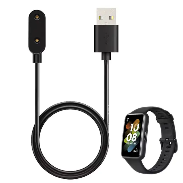 Picture of iQOO Watch Fast Charging Cable Magnetic USB Connector for Quick Charge (Black)
