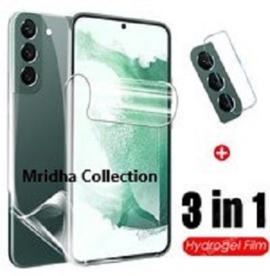 Picture of 3in1 Protector Combo Pack for Samsung Galaxy S22 5G (Front Hydrogel Screen Protector Poly + Back Hydrogel Poly Protector + Camera Lens Protector)