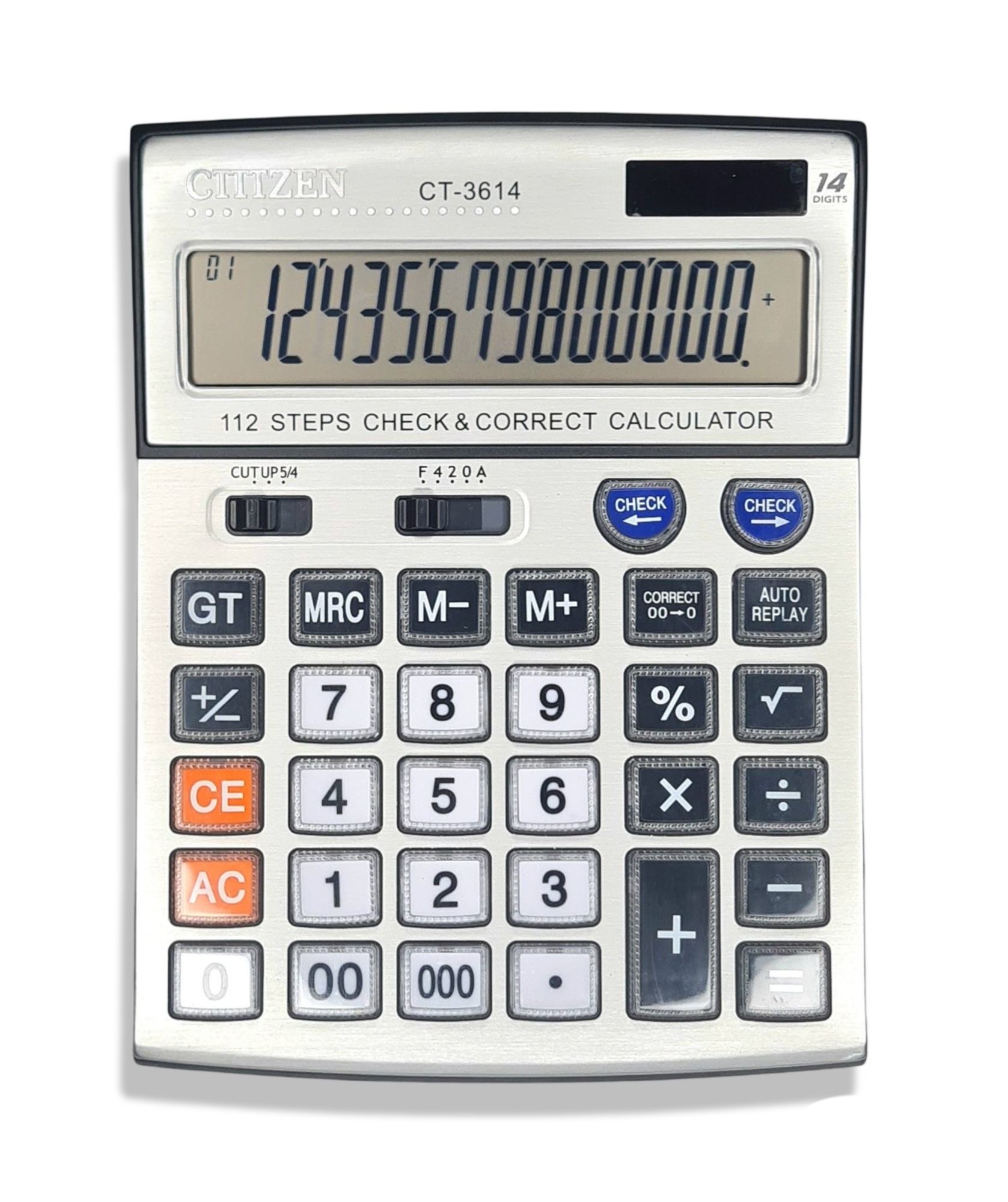 Picture of 14 -Digits Business/Big Size Official Calculator SDC 3614 