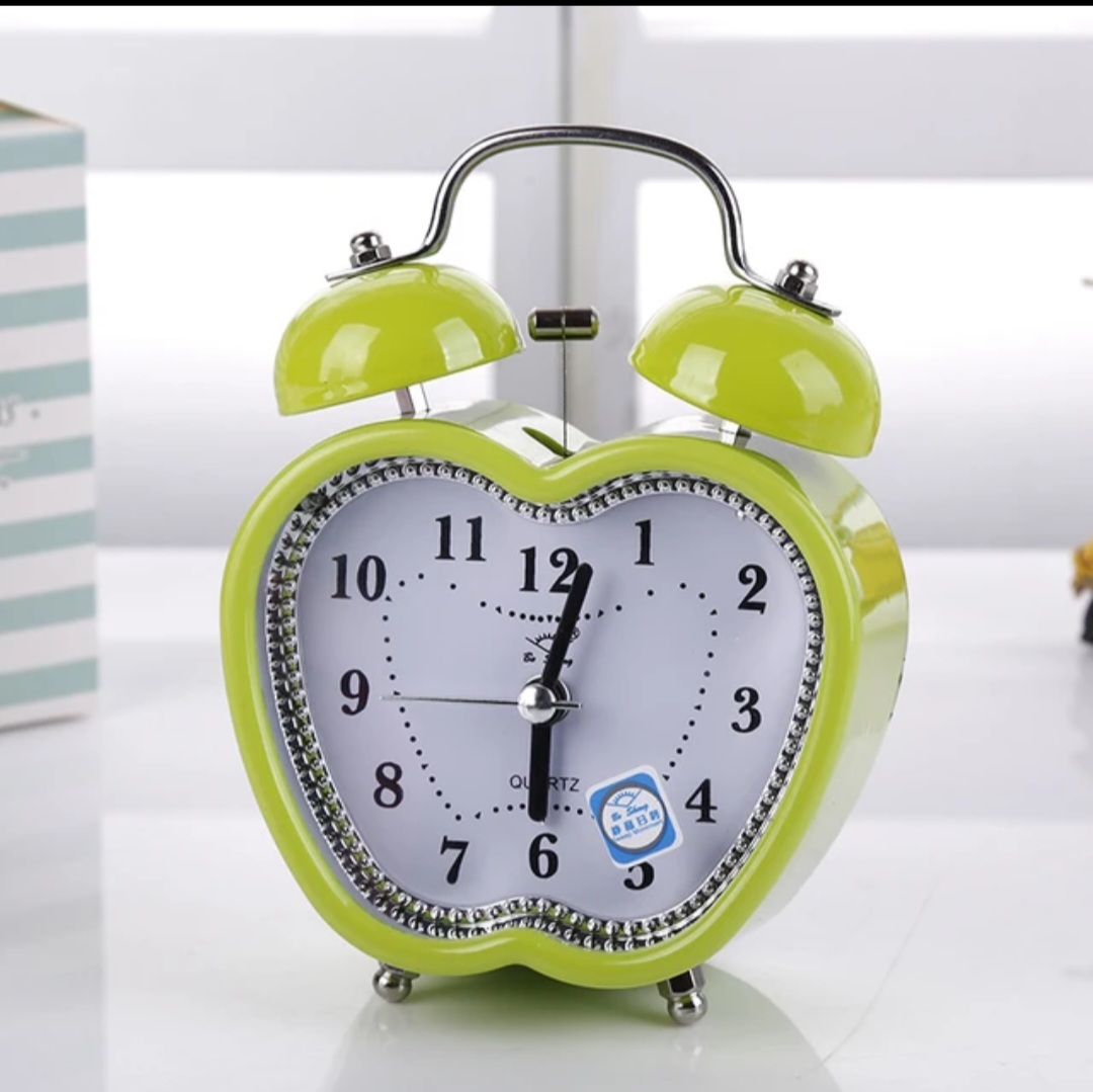 Picture of Bell Table Alarm Clock Apple Shape - Wall Clock 