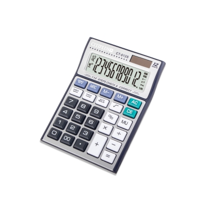 Picture of 12-Digits Official and Desktop Size Calculator Silver