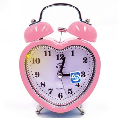 Picture of Bell Table Alarm Clock love Shape - Wall Clock 