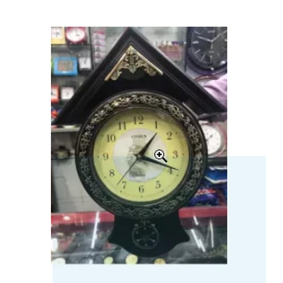 Picture of Classic Antique Mini Pendulum Wall Clock -Black
